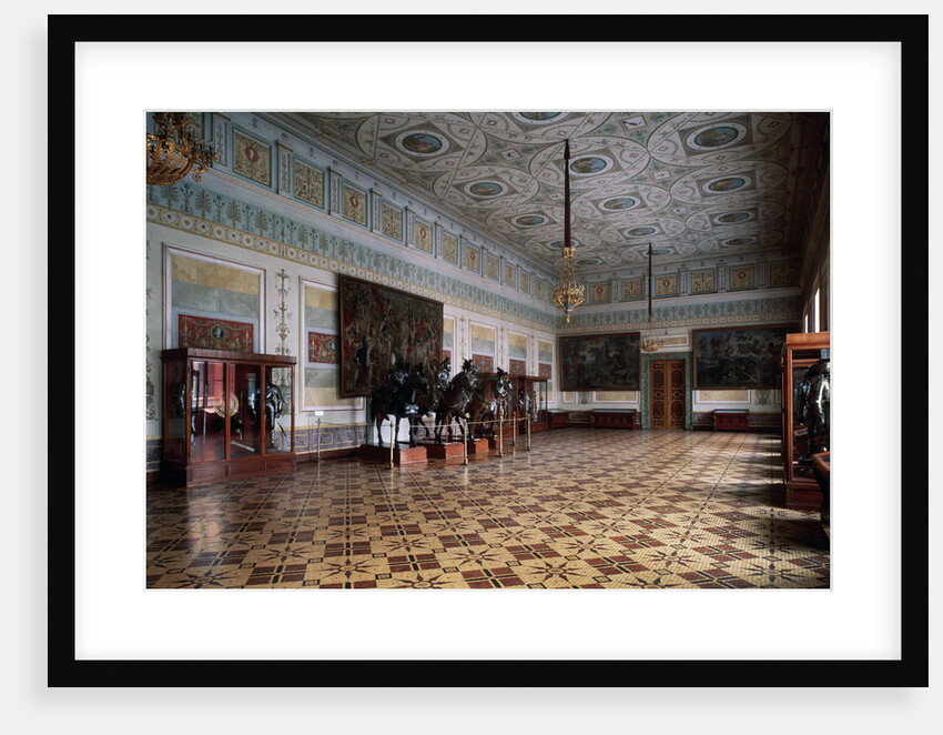 The Knight Hall (Arsenal) of the Hermitage in Saint Petersburg, c19th century by Leo von Klenze