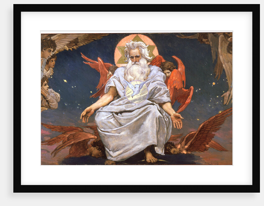 God the Father, 1885-1896. by Viktor Mihajlovic Vasnecov