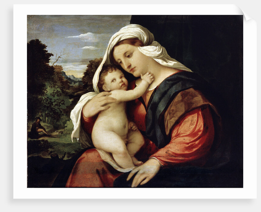 Virgin and Child, 1515-1516. by Jacopo Palma il Vecchio