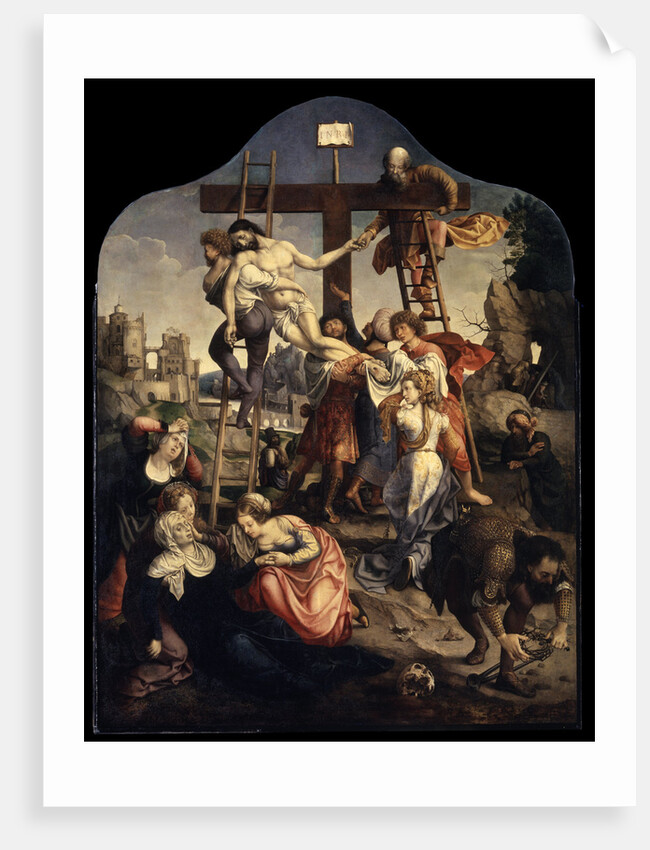 The Descent from the Cross, c1520. by Jan Gossaert