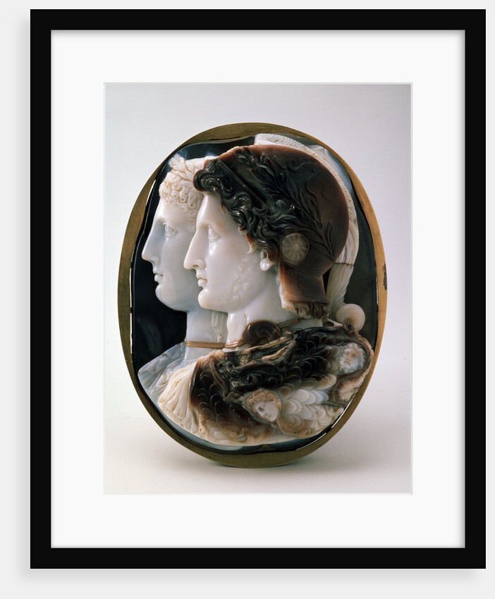 Cameo (The Gonzaga Cameo) with King Ptolemy II of Egypt and his wife Arsinoe I, 3rd century BC by Unknown