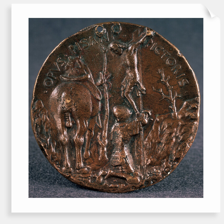 Medail to the glory of Sigismondo Pandolfo Malatesta (Reverse), 1446. by Matteo di Andrea de Pasti