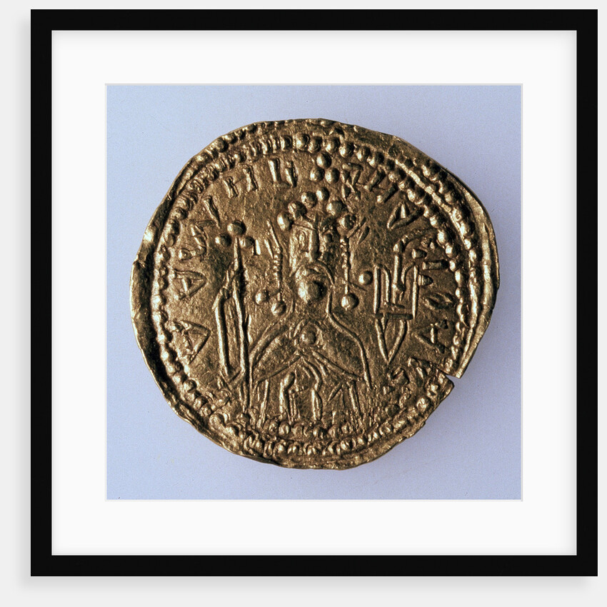 Coin (Zlatnik) of Grand Duke Vladimir Svyatoslavich, (Averse: Portrait of the ruler), 980-1015 by Unknown