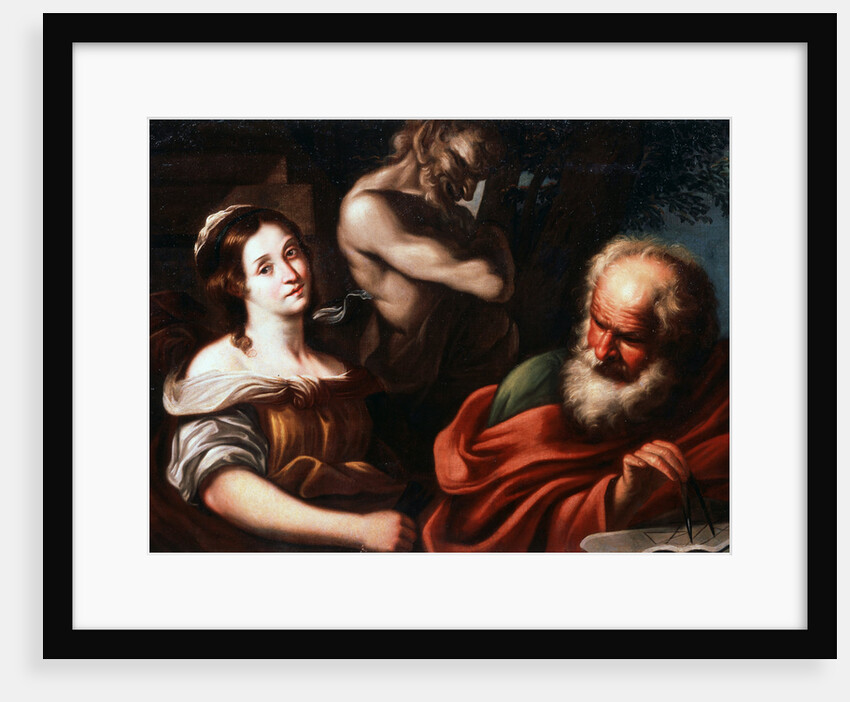 Allegory of Mathematics, early 17th century by Bernardo Strozzi