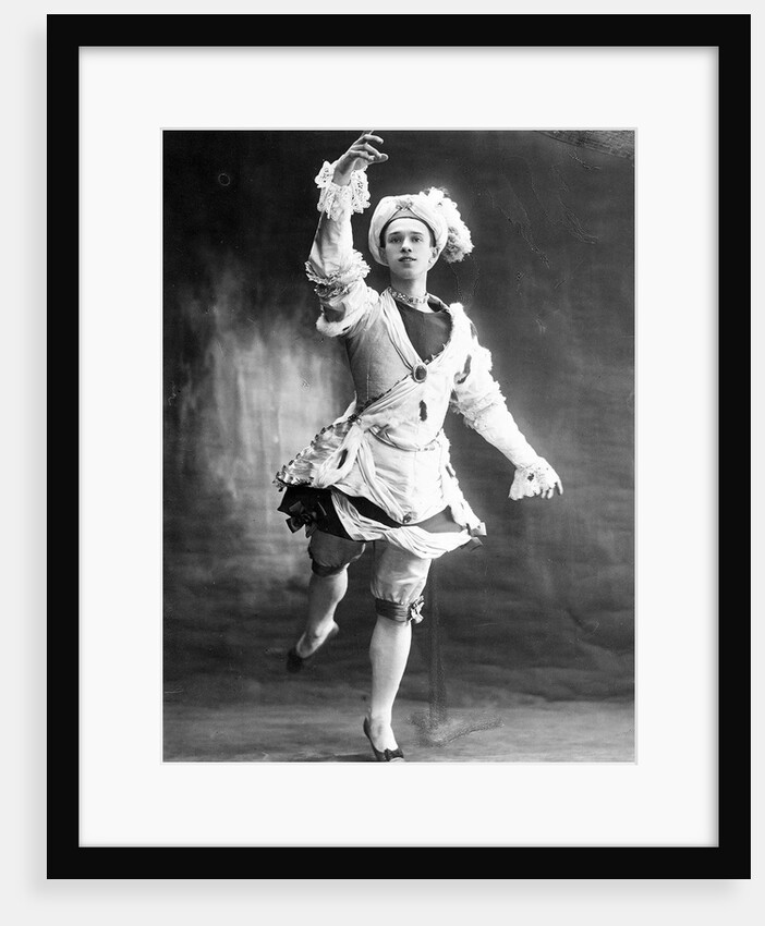 Vaslav Nijinsky, Russian ballet dancer, 1909 by Anonymous