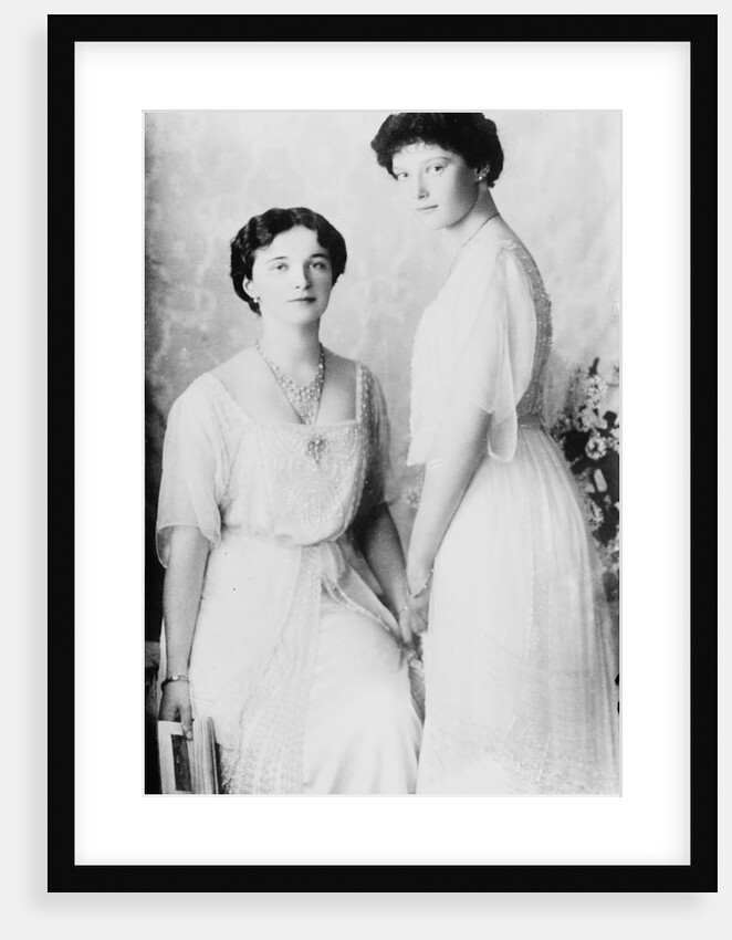 Grand Duchesses Olga and Tatiana of Russia, 1910s by K von Hahn