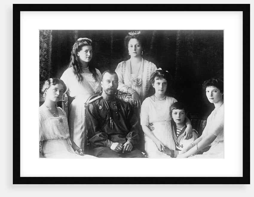 The Family of Tsar Nicholas II of Russia, 1910s. by Anonymous