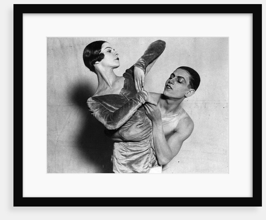 Alice Nikitina and Serge Lifar, Russian ballet dancers, 1924 by Anonymous