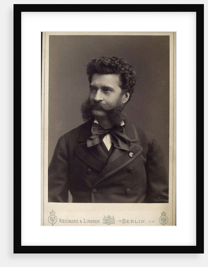 Johann Strauss the Younger, Austrian composer, 19th century by Reichard & Lindner