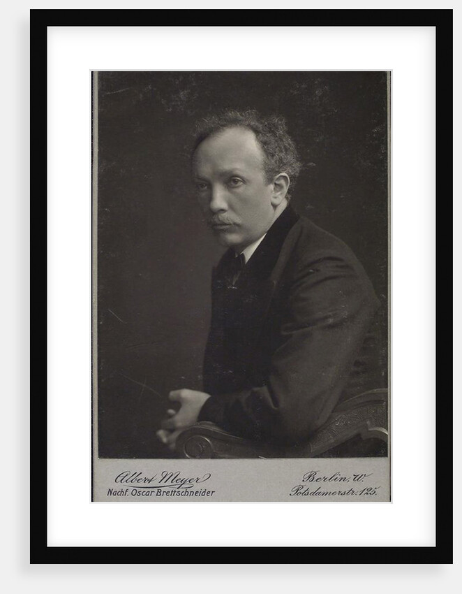 Richard Strauss, German composer, late 19th or early 20th century. by Albert Meyer