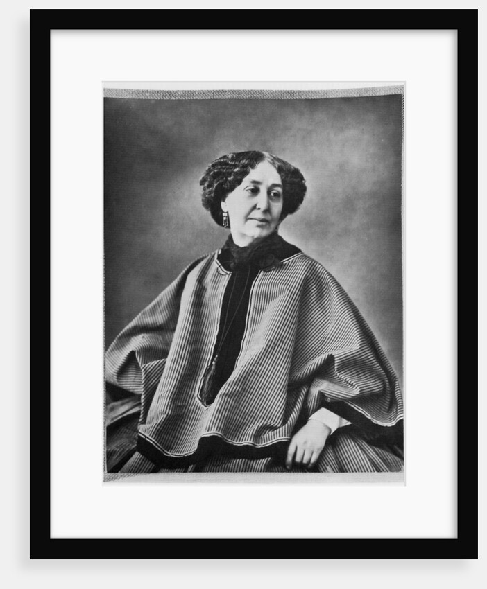 George Sand, French author, 1864 by Nadar