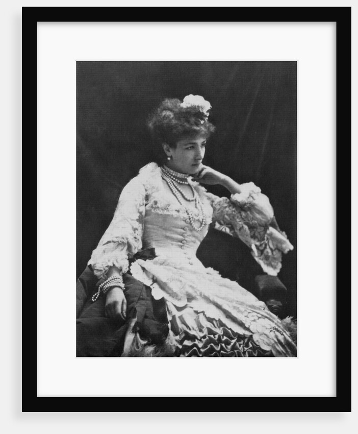 Sarah Bernhardt, French actress, c1865 by Nadar