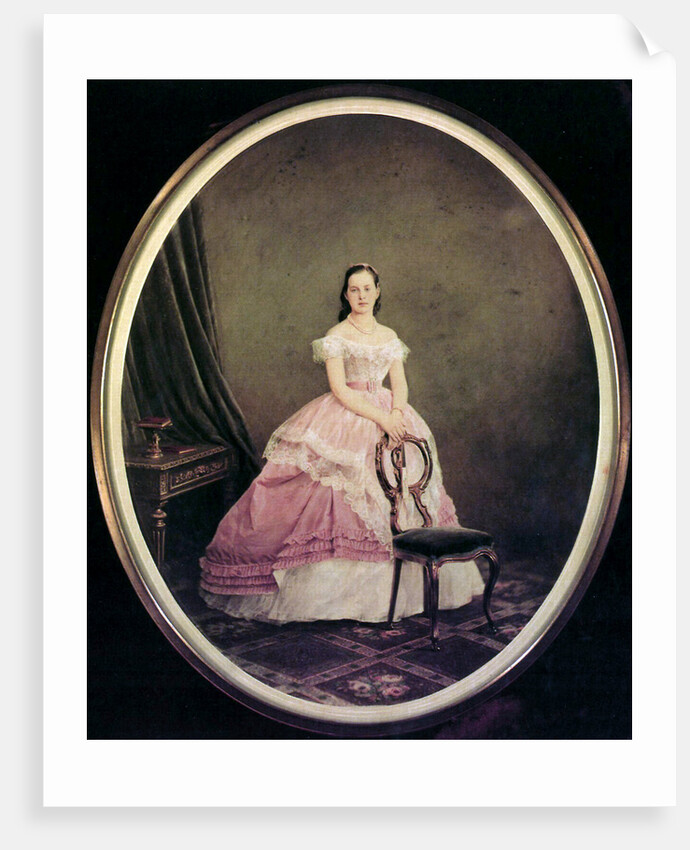 Portrait of Grand Duchess Maria Alexandrovna of Russia,, 1860s-1870s by Charles Bergamasco