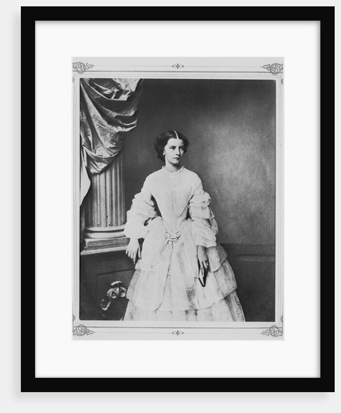 Empress Elisabeth of Austria, 1857 by Franz Hanfstaengl