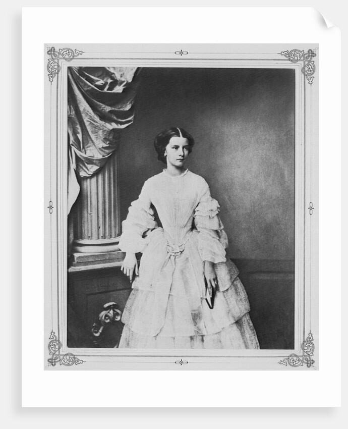 Empress Elisabeth of Austria, 1857 by Franz Hanfstaengl
