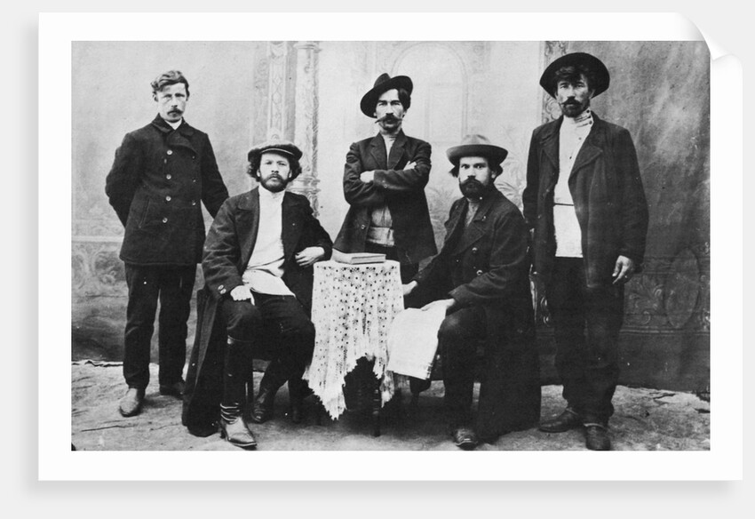 Members of the organization Narodnaya Volya (Peoples Will), Russia, c1870s-c1880s by Unknown