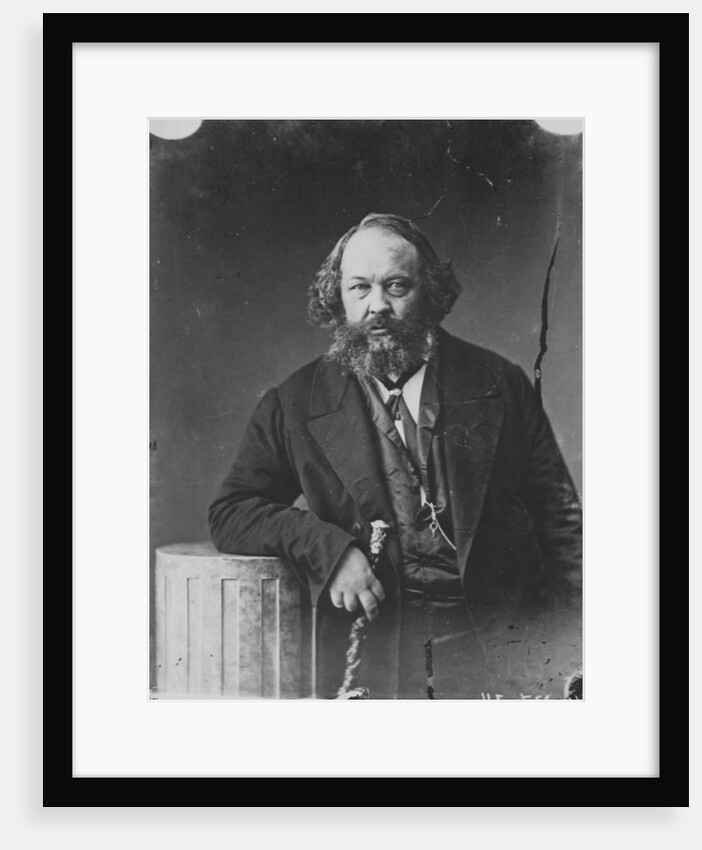 Mikhail Bakunin, Russian revolutionary and theorist of anarchism, c1863 by Gaspard-Felix Tournachon