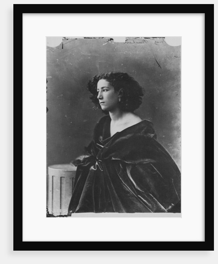 Sarah Bernhardt, French actress, c1865 by Gaspard-Felix Tournachon