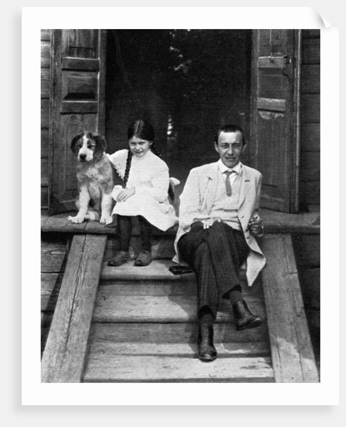 Sergei Rachmaninov, Russian composer, pianist and conductor, Ivanovka, Russia, 1913 by Unknown