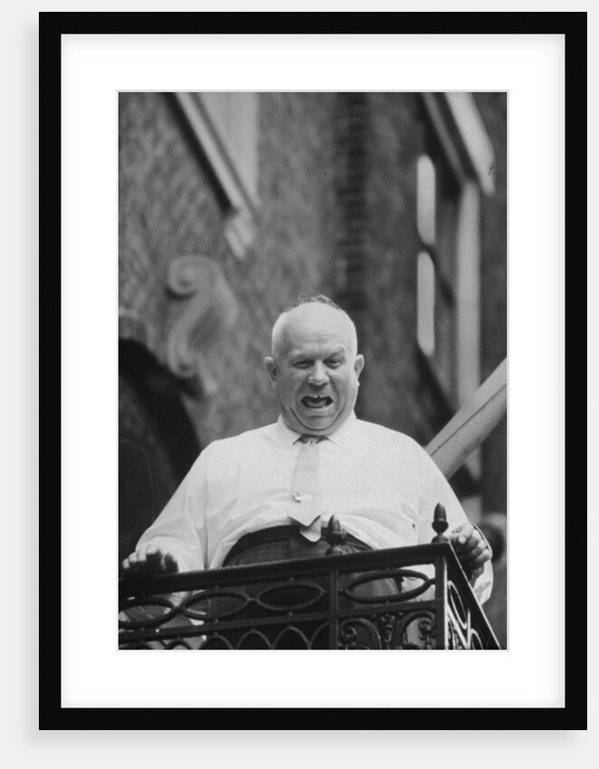 Soviet leader Nikita Khrushchev in New York, USA, September 1960 by Unknown