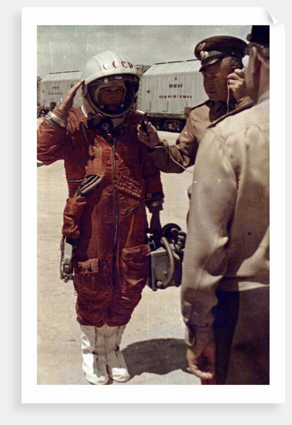 Valentina Tereshkova, Russian cosmonaut, Baikonur Cosmodrome, USSR, 16 June 1963 by Unknown