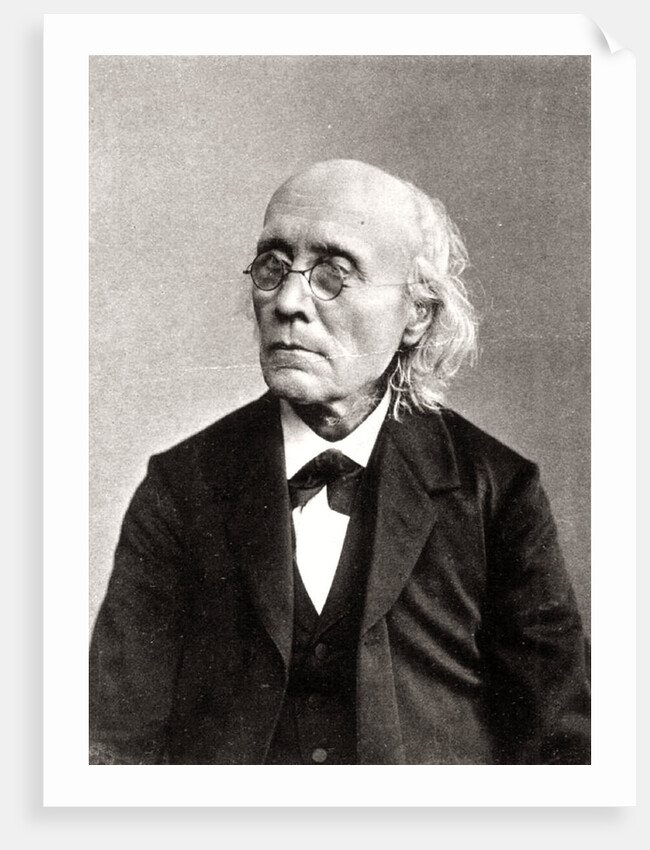 Gustav Theodor Fechner, German experimental psychologist, c1883-c1884 by Unknown