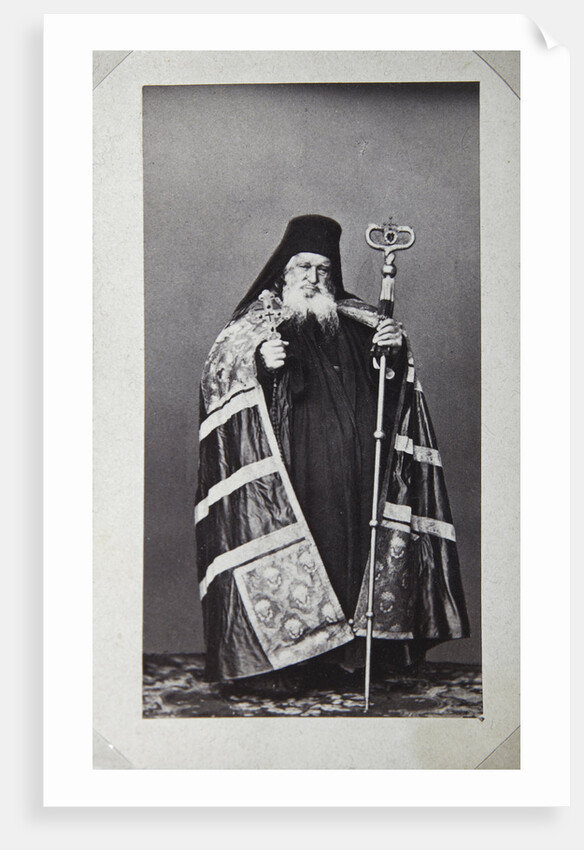 Makarios, Archbishop of the St Panteleimon Monastery on Mount Athos, Greece, 1870s by Unknown