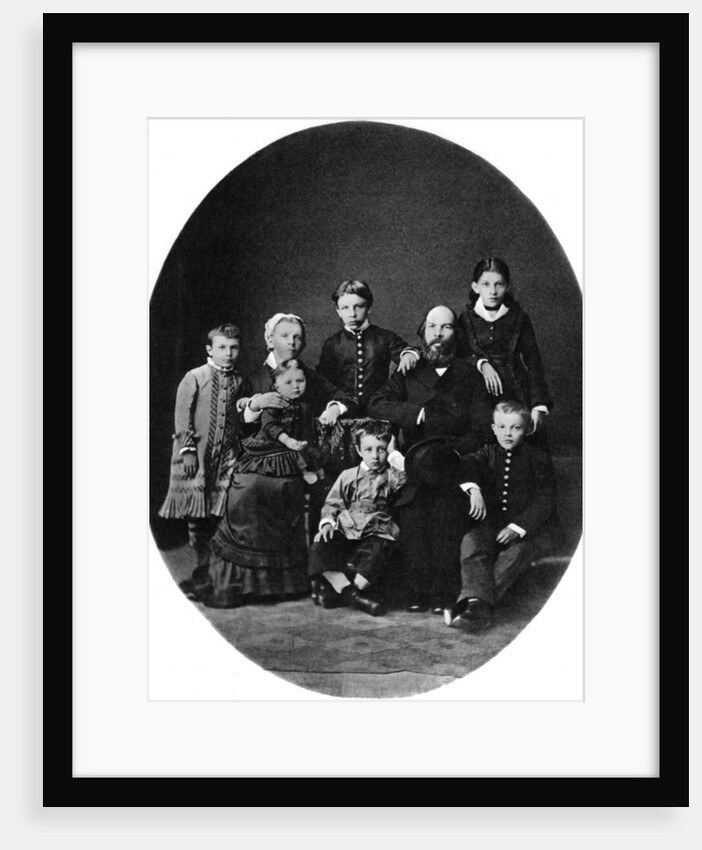 Vladimir Ulyanov (Lenin) as a grammar school pupil, with his family, Simbirsk, Russia, 1879 by Unknown