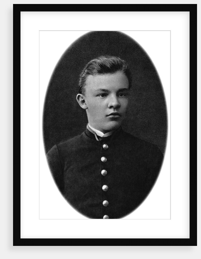 Vladimir Ulyanov (Lenin) as a grammar school pupil, Simbirsk, Russia, 1879 by Unknown