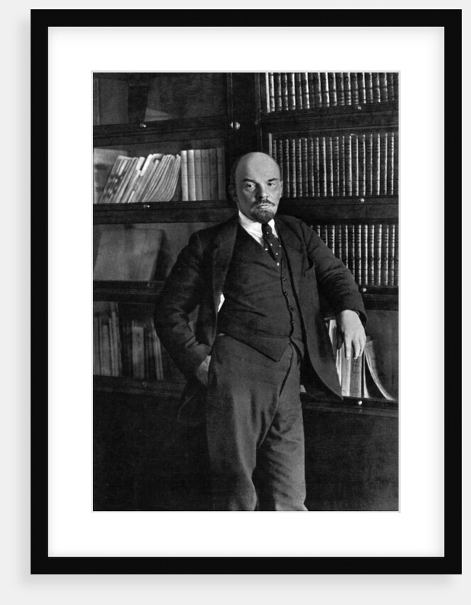 Vladimir Ilich Lenin, Russian Bolshevik leader, in the Kremlin, Moscow, Russia, October 1918 by Unknown