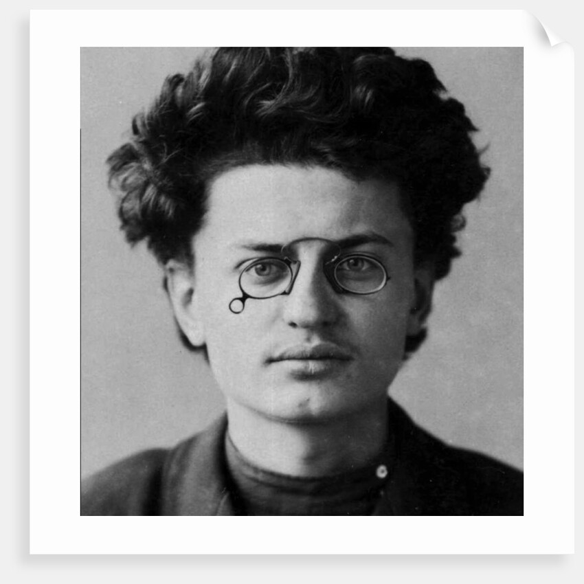 Police photograph of Leon Trotsky, Russian revolutionary, 1898 by Unknown