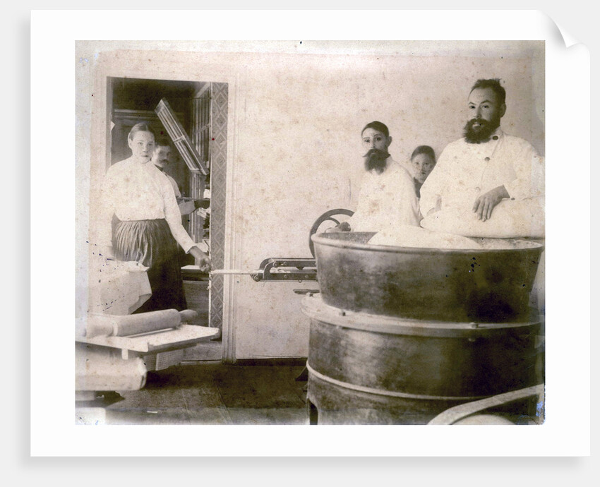 Production of mineral water cake, Yessentuki, Russia, 1900s. by Anonymous
