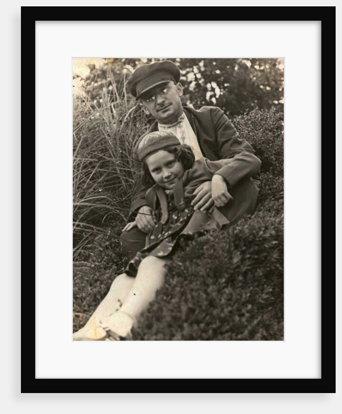 Soviet politician Lavrentiy Beria with Josef Stalins daughter Svetlana Alliluyeva, USSR, 1930s by Anonymous