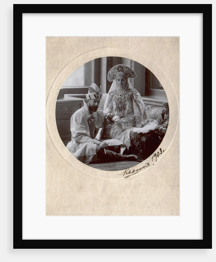 Grand Duke Alexander Mikhailovich and Grand Duchess Xenia Alexandrovna of Russia, 1903 by Charles Bergamasco