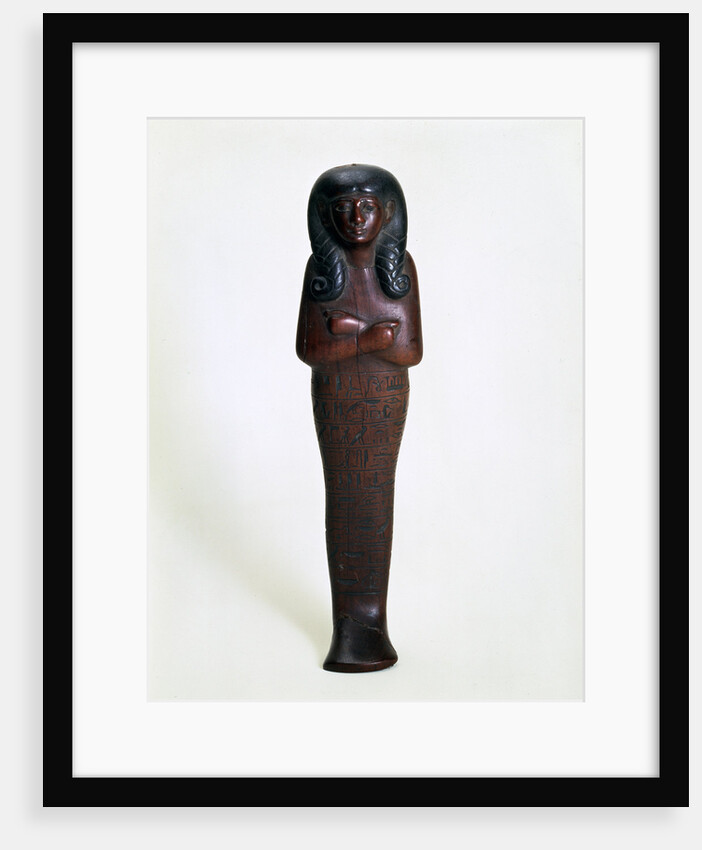 Wooden ushabti figurine of Mutry, Ancient Egyptian, 16th or 15th century BC by Unknown