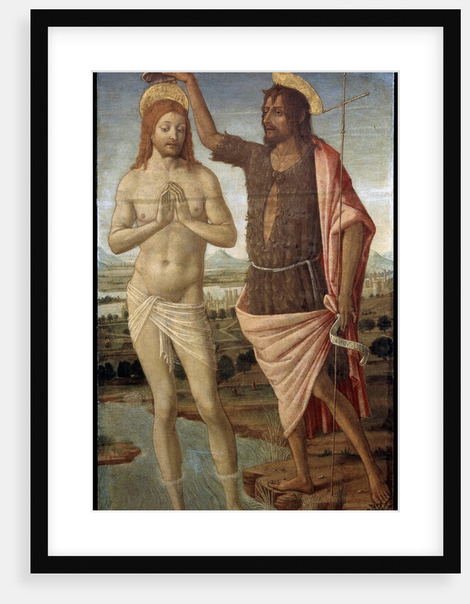 The Baptism of Christ, after 1486. by Guidoccio Cozzarelli
