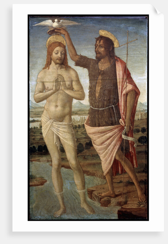 The Baptism of Christ, after 1486. by Guidoccio Cozzarelli