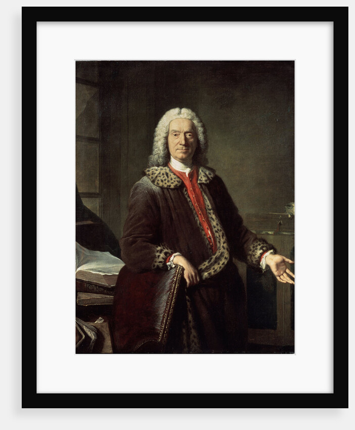 Portrait of the poet and tragedian Prosper Jolyot de Crébillon, 1746 by Jacques-Andre-Joseph Aved