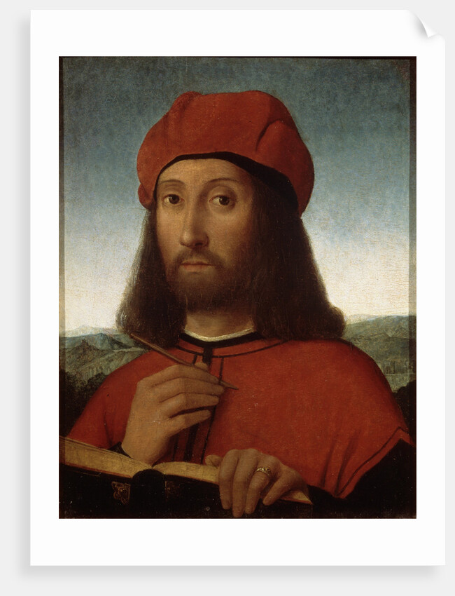 Portrait of a Man, late 15th or early 16th century. by Antonio de Saliba