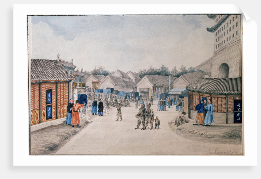 Chinese Sketches, Tsyan Minh Bridge, c1804-c1806 by Ivan Petrovich Alexandrov