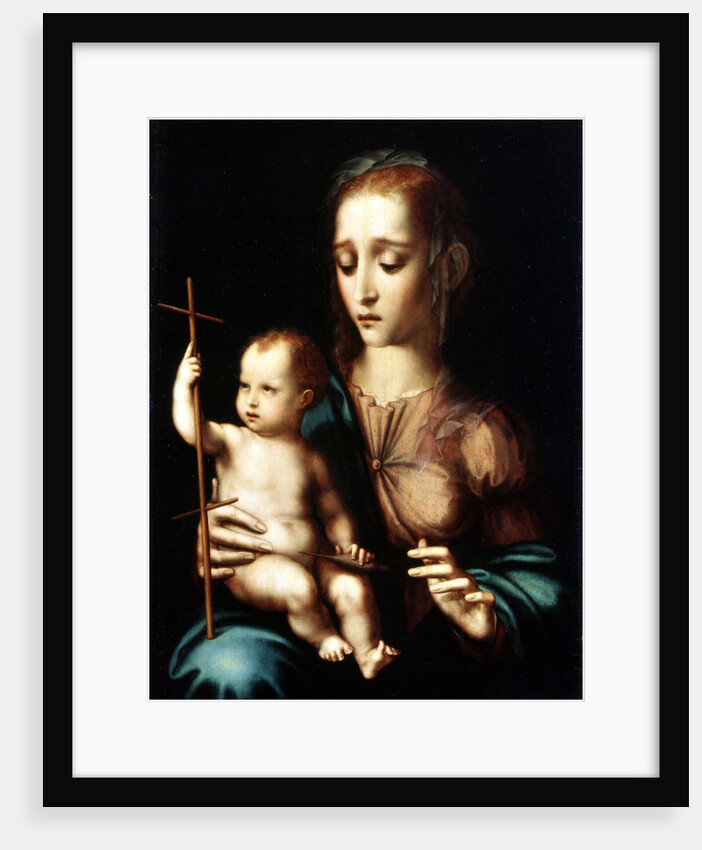 Madonna and Child with a Cross-shaped Distaff, 1570s by Luis de Morales