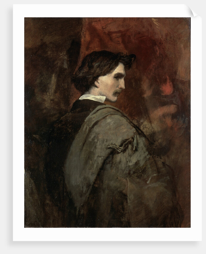 Self-portrait, c1854-c1858 by Anselm Friedrich Feuerbach