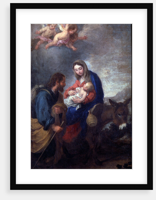 The Flight into Egypt, 17th century by Bartolomé Esteban Murillo