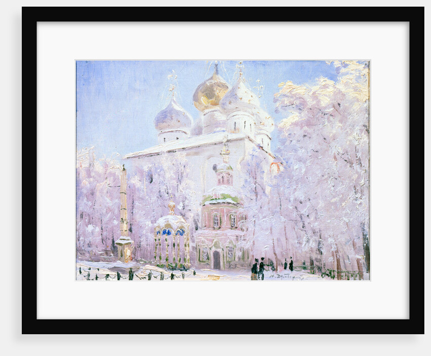 Winter in the Trinity Sergius Lavra in Sergiev Posad, c1910 by Nikolay Dubovskoy