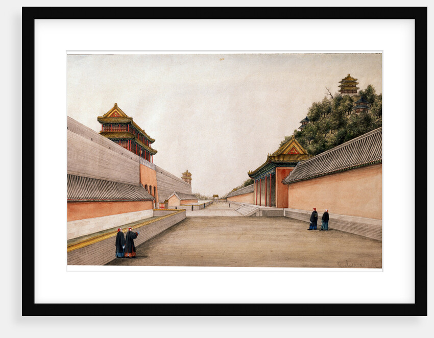 Chinese Sketches, the Winter Palace in Beijing, c1804-c1806 by Ivan Petrovich Alexandrov