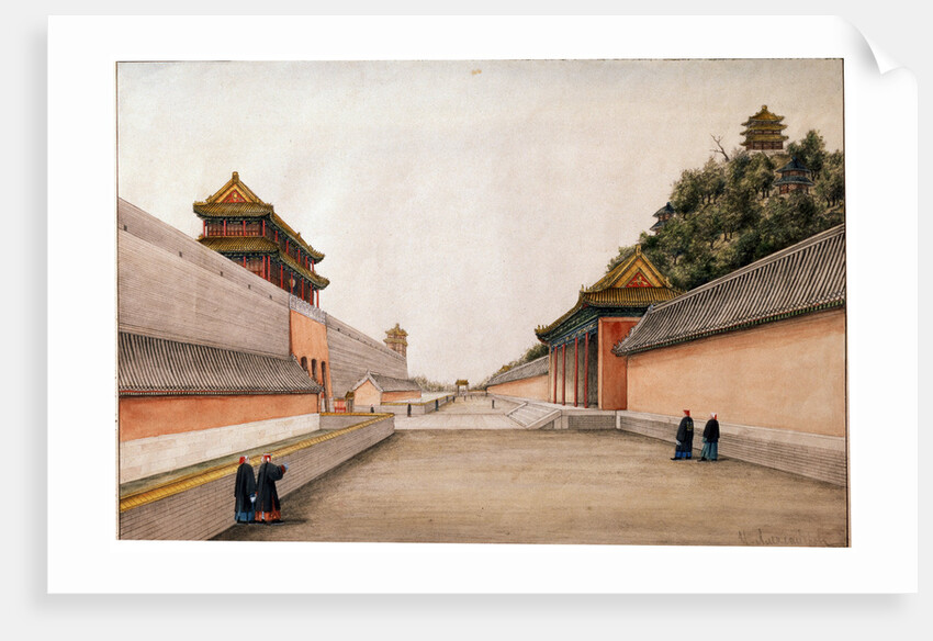 Chinese Sketches, the Winter Palace in Beijing, c1804-c1806 by Ivan Petrovich Alexandrov
