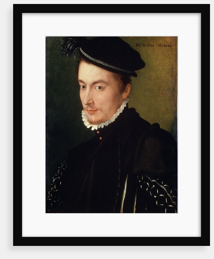 Portrait of Francois de Valois, Duke of Alencon, late 1560s by French Master