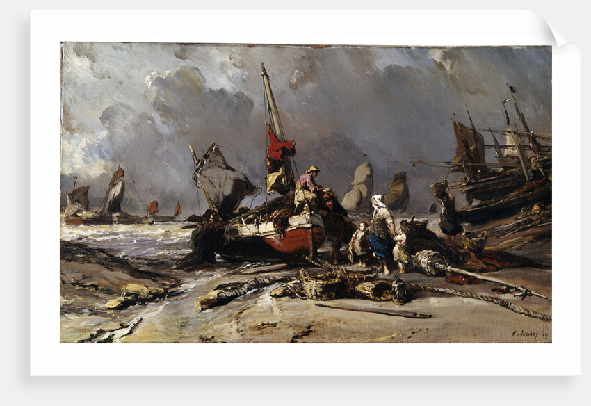 After the Storm, 1869 by Eugene Isabey