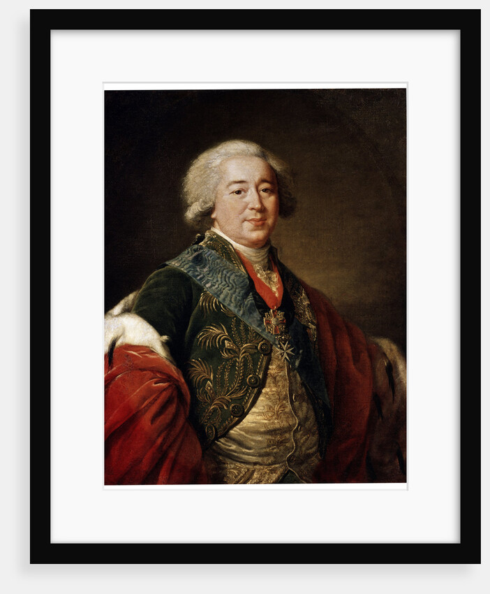 Portrait of the Vice-Chancellor Prince Alexander Kurakin, 1797 by Elisabeth Louise Vigee-LeBrun