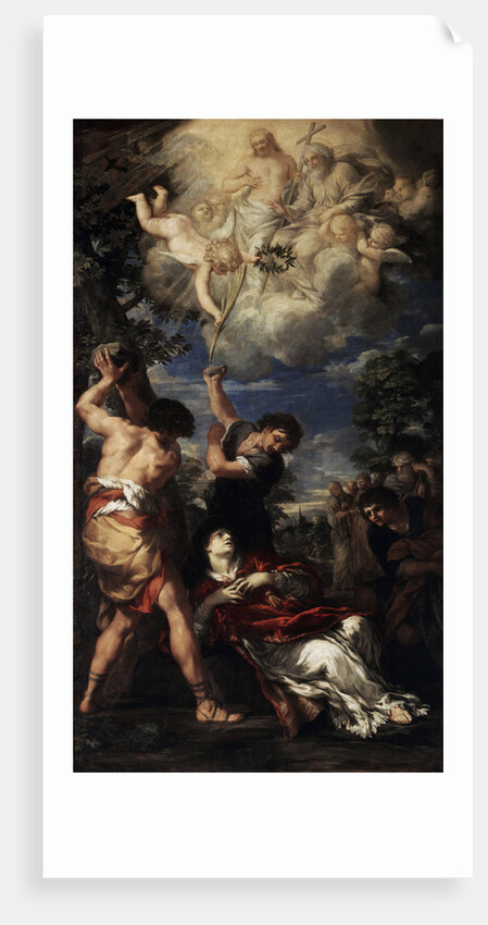 The Martyrdom of Saint Stephen, 1660. by Pietro da Cortona